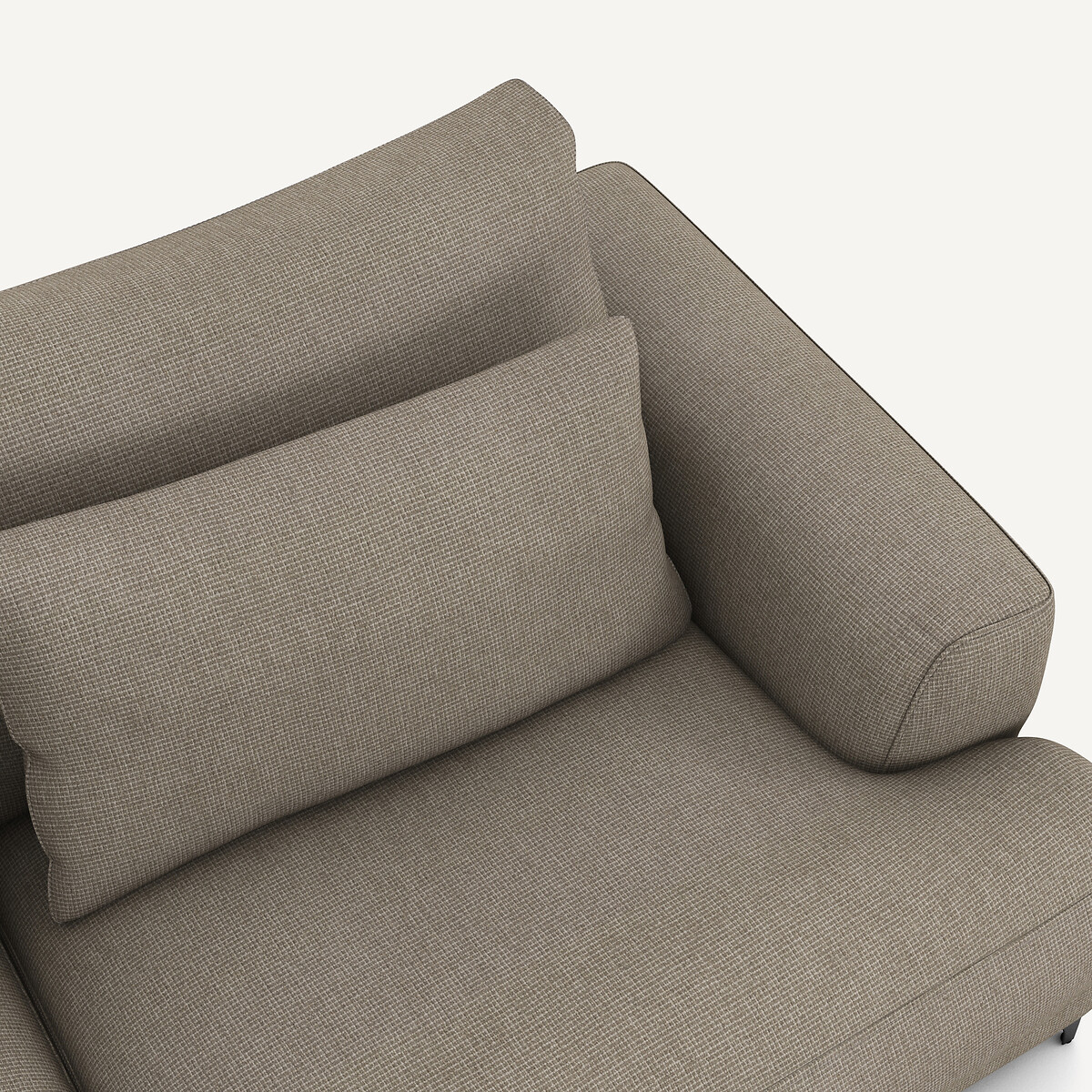 AM.PM<br>Sofá-cama de 3 lugares com textura em linho viscose, Marsile
