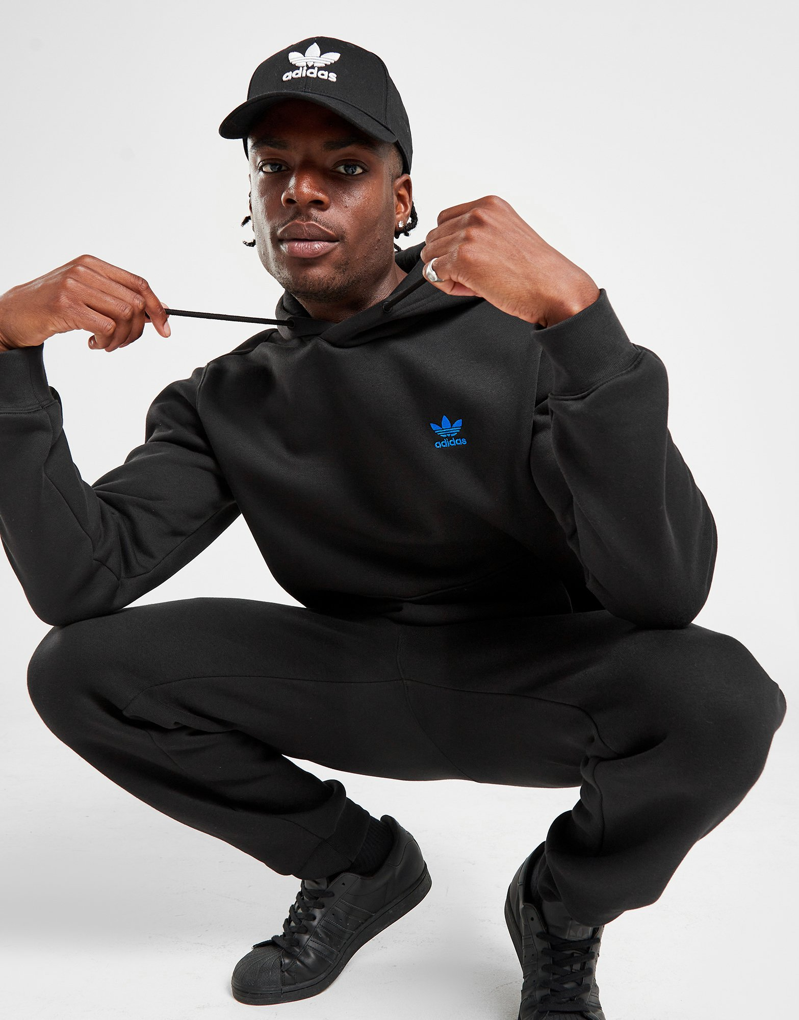 adidas Originals Sweat à Capuche Trèfle Essential Homme