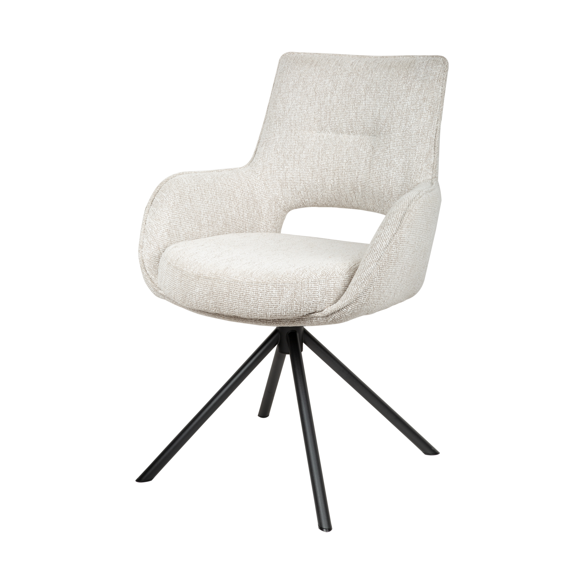 Aris draaistoel beige