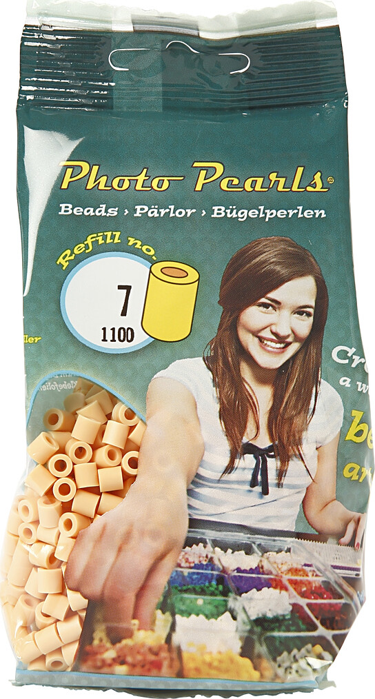 Photopearls - Medium - Lys Pudder 7 - 1100 Stk. - Nabbi Fotoperler
