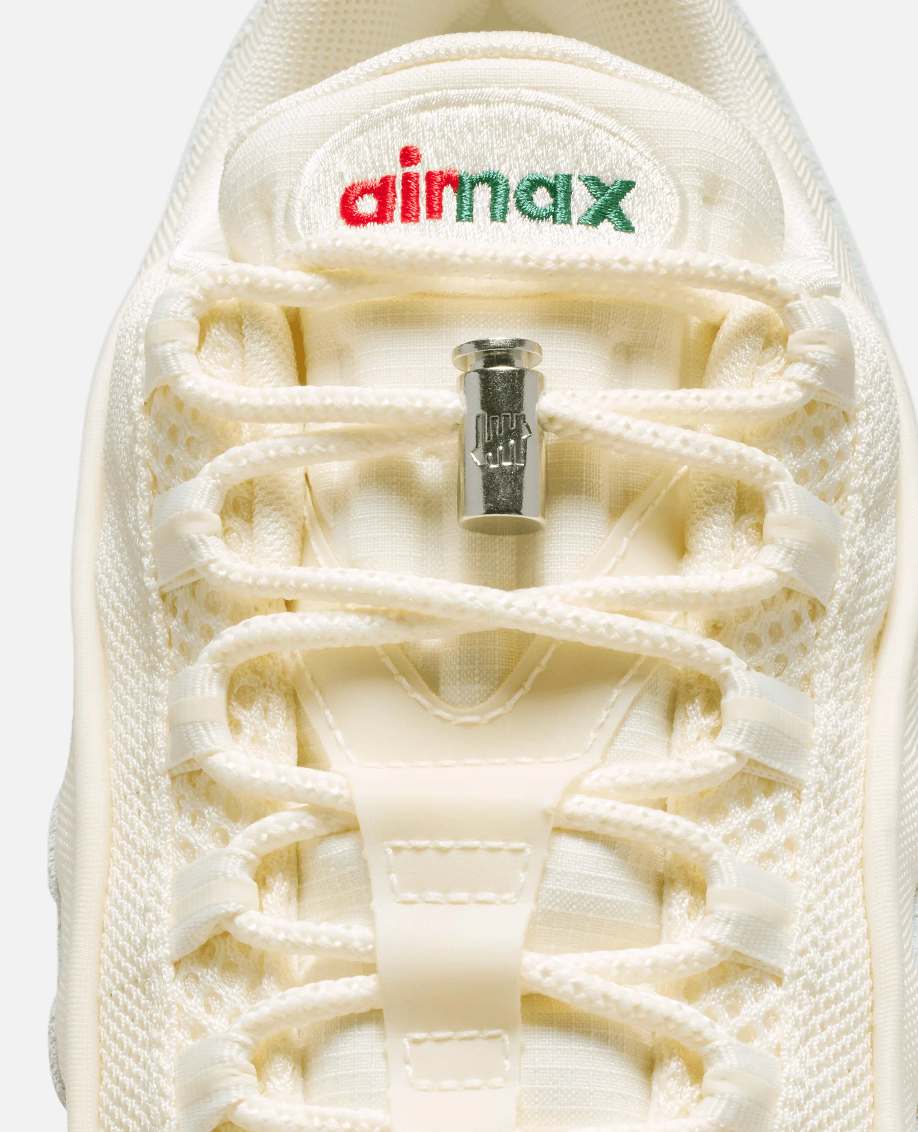 Nike Air Max 95 x Undefeated (Sail/Metallic Silver-Gorge Green)