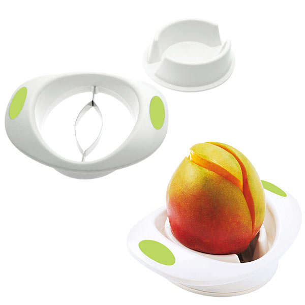Coupe-mangue dénoyauteur avec socle