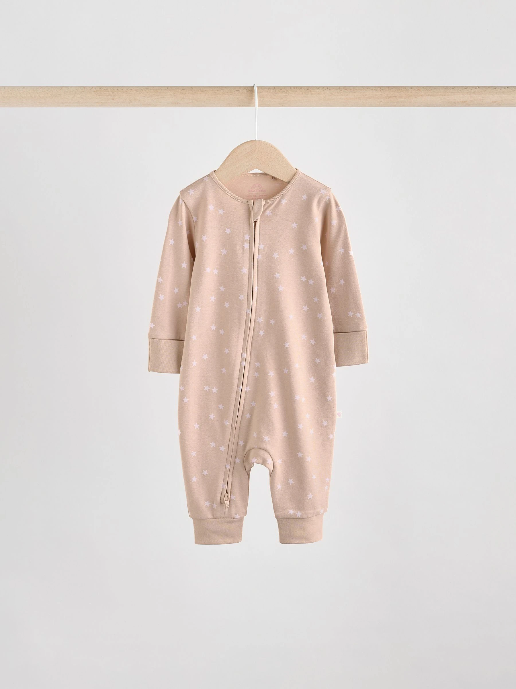Roze - 4 Pack Baby-pyjama's met tweewegrits (0mnd -3jr)
