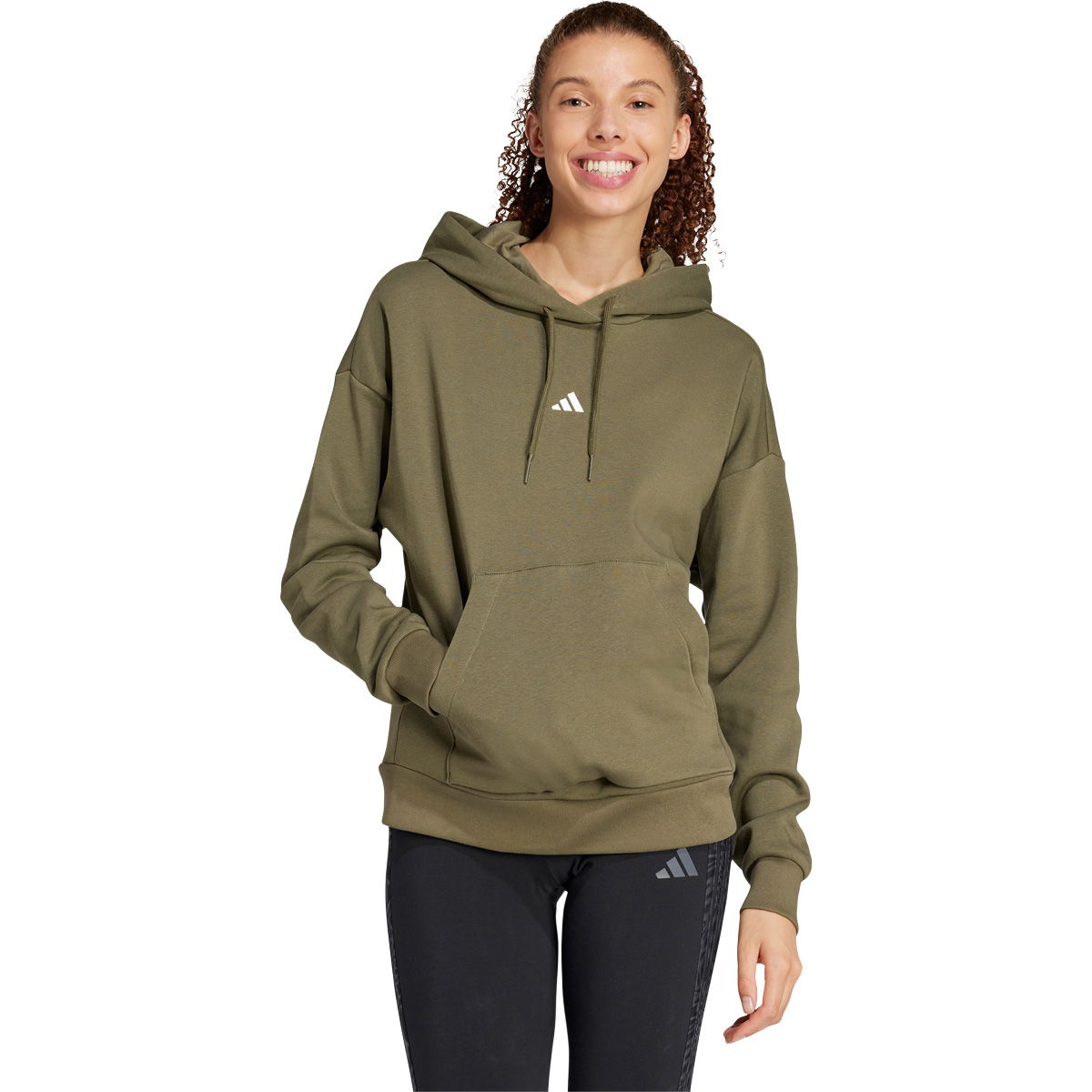 adidas Small Logo Feel Cosy Hættetrøje Dame