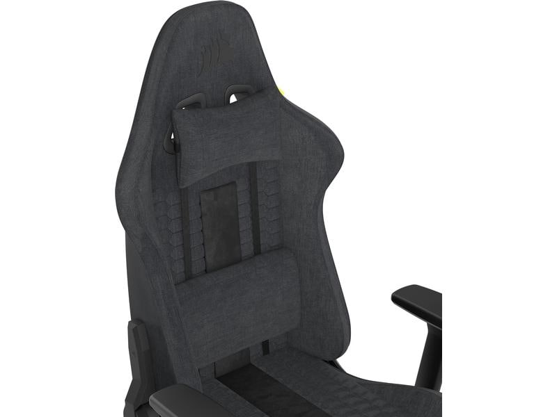 Corsair Gaming-Stuhl TC100 Relaxed Stoff Anthrazit Gaming-Computerstuhl mit 120 kg Belastbarkeit
