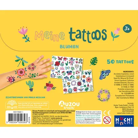 Auzou Meine Tattoos - Blumen