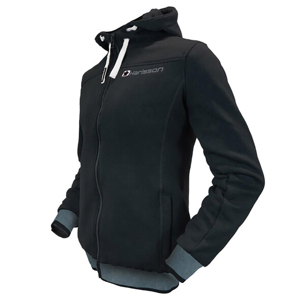 Harisson - Sweat zippé à capuche femme Stingray Lady Noir / Gris