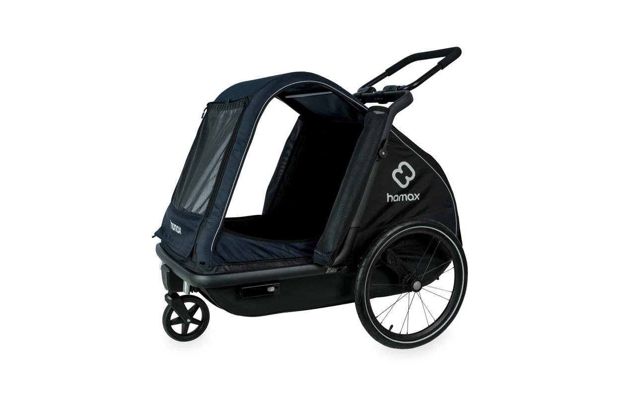Veloanhänger Dog Trailer Pluto L für Hunde bis 45 kg<br>Veloanhänger und Buggy für Hunde
