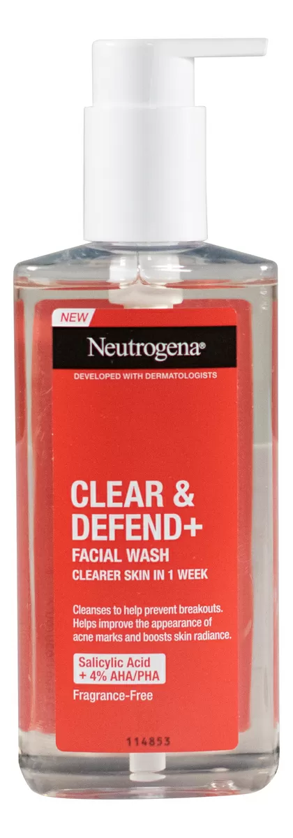 Neutrogena Clear & Defend  Facial Wash - 200 ml.