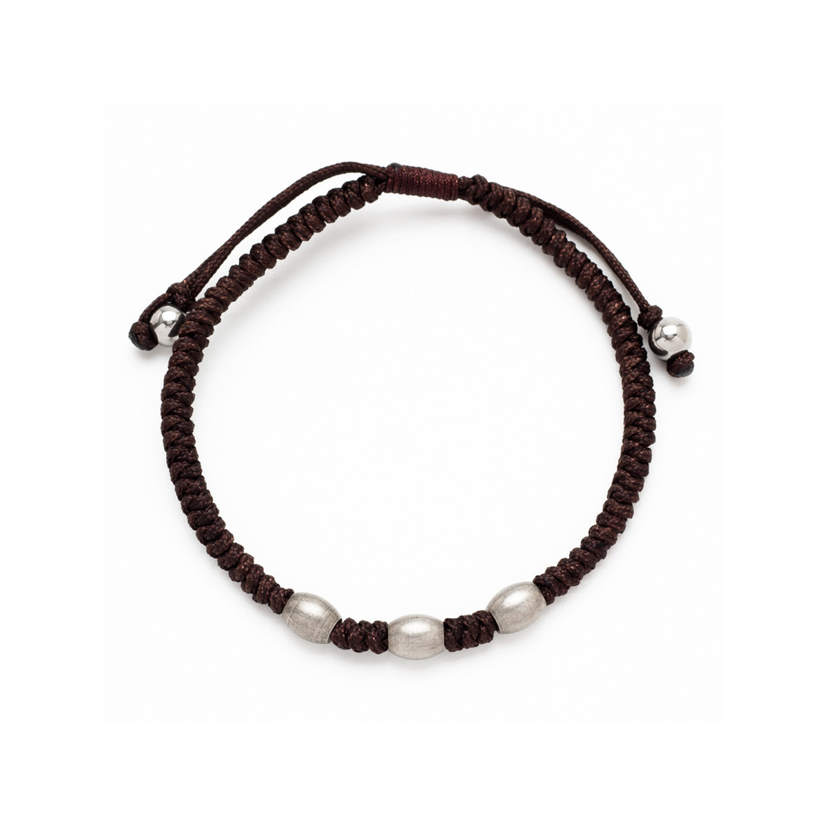 Bracelet cordon marron
