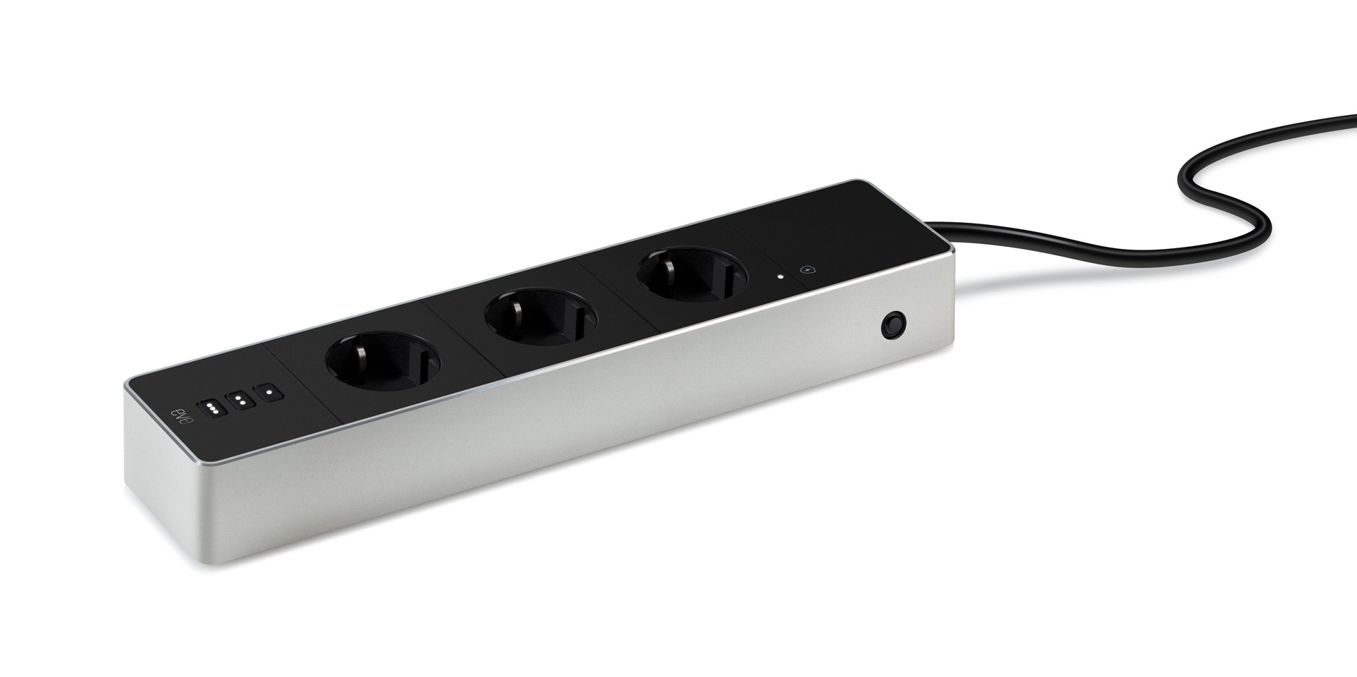 Eve Smart Strømskinne - Smart Triple Outlet & Power Meter med Apple HomeKit-teknologi