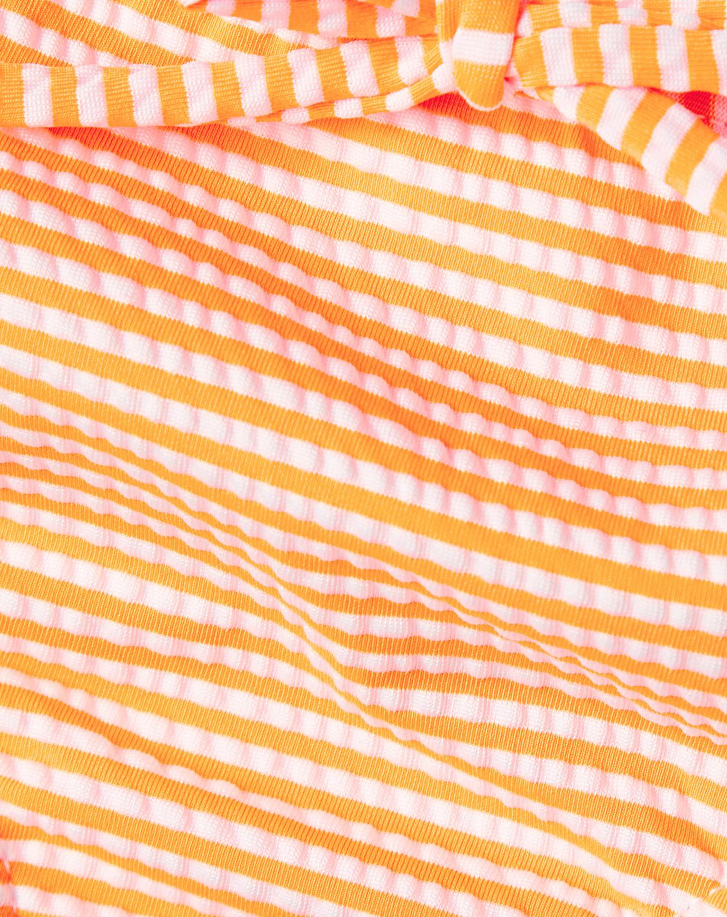 Badehose NMFZILINE mit Schleife in orange pop