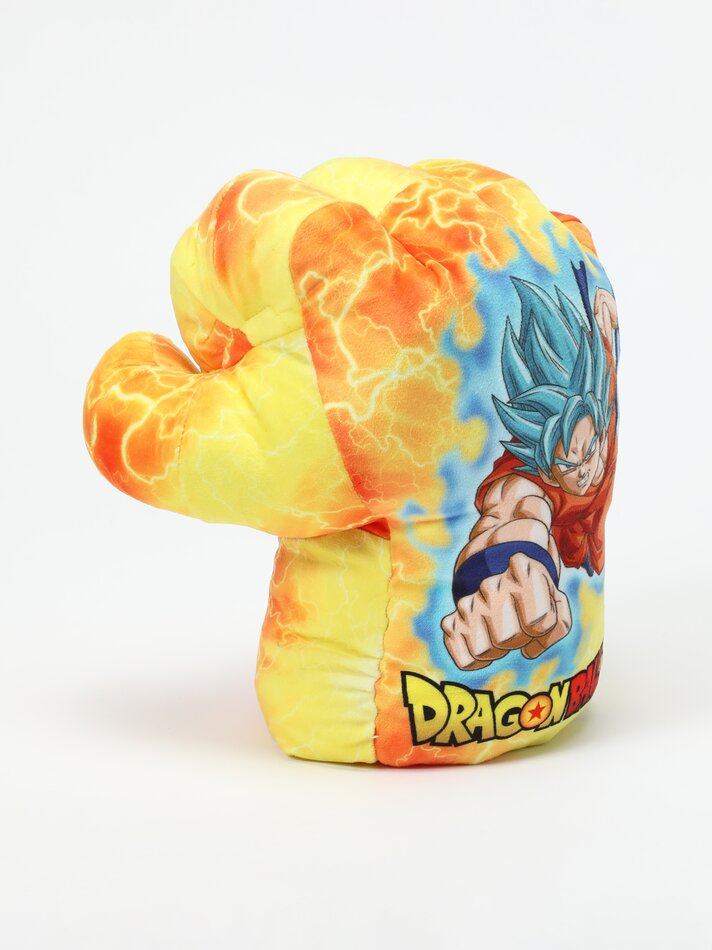Punho de Pelúcia do Goku Super Saiyajin Azul de Dragon Ball - Amarelo