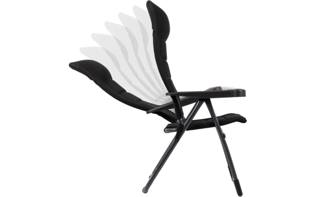 Crespo AP/215-AD-80 Air Deluxe Klappstuhl schwarz