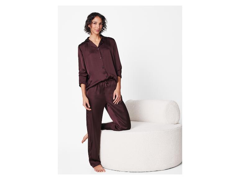 Satijnen dames pyjama