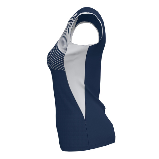 Camiseta sem mangas Joma Supernova II azul marinho e branca