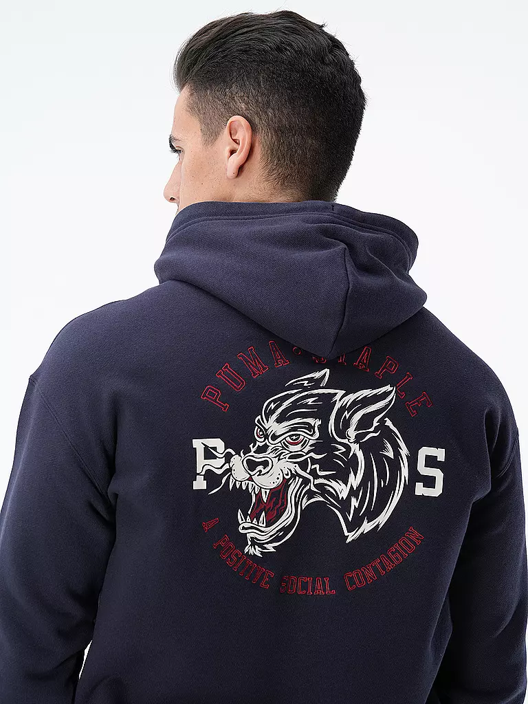 PUMA Kapuzensweater - Hoodie PUMA X STAPLE dunkelblau