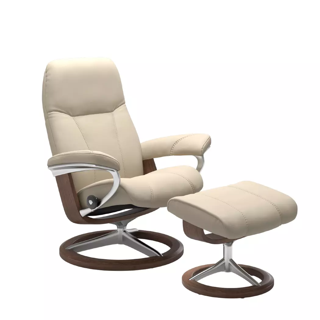 Sessel mit Hocker Consul Signature