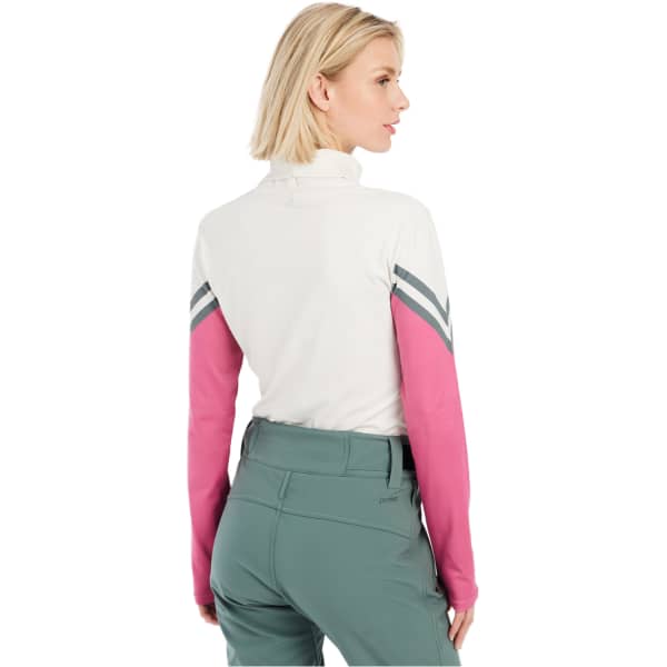 Sweat polaire PROTEST PRTMERCI 1/4 ZIP ACTIVE TOP W ROSE DUST