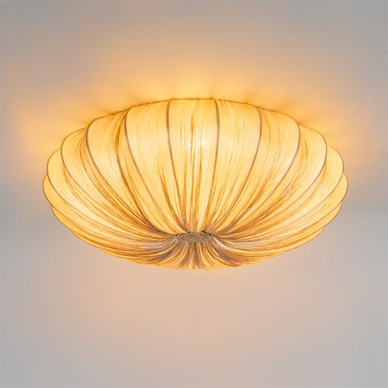 Japandi plafondlamp beige 60cm 5-lichts - Plu