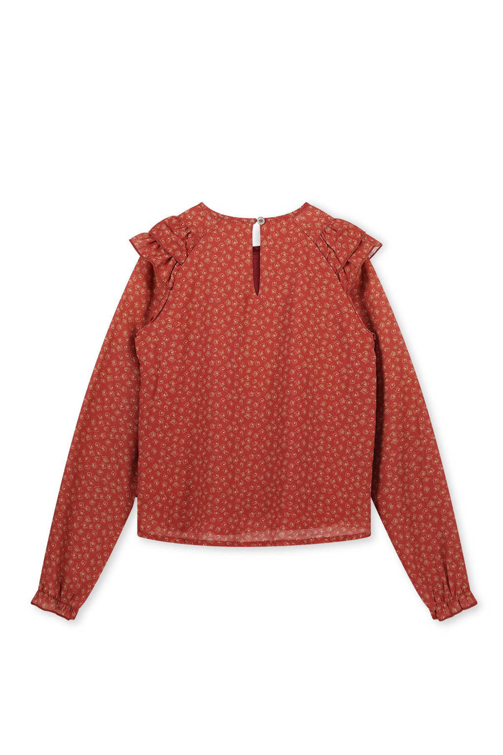 Moodstreet top van polyester rood