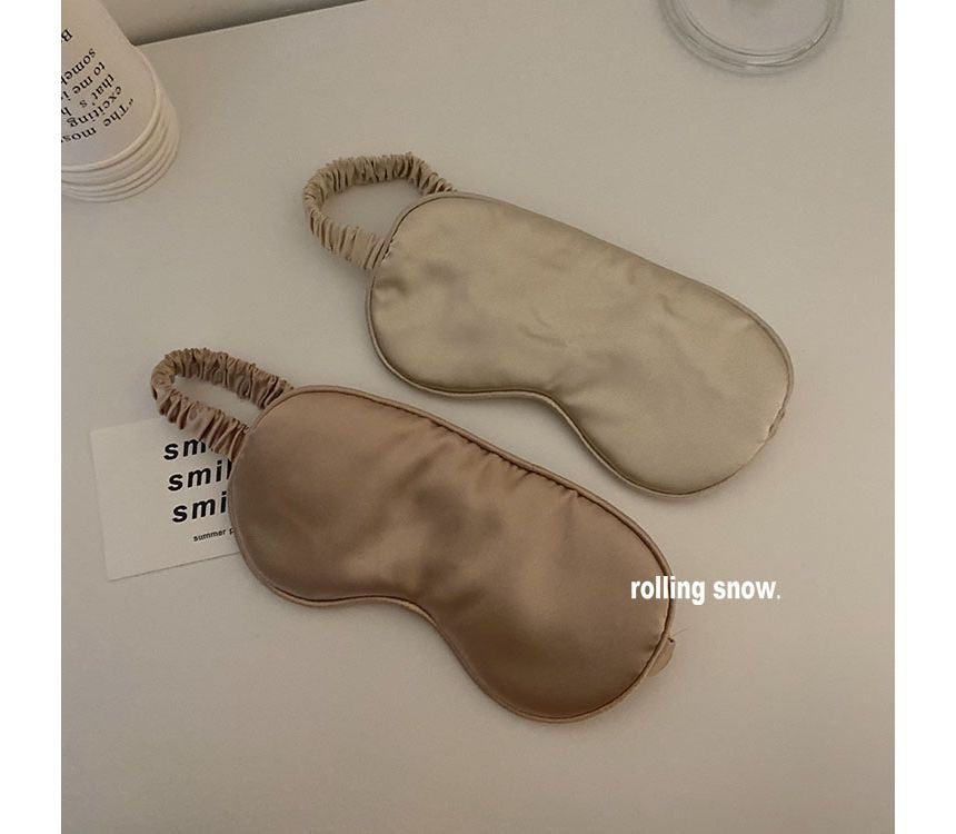 Masoom - Effen zijden slaapmasker voor de ogen
