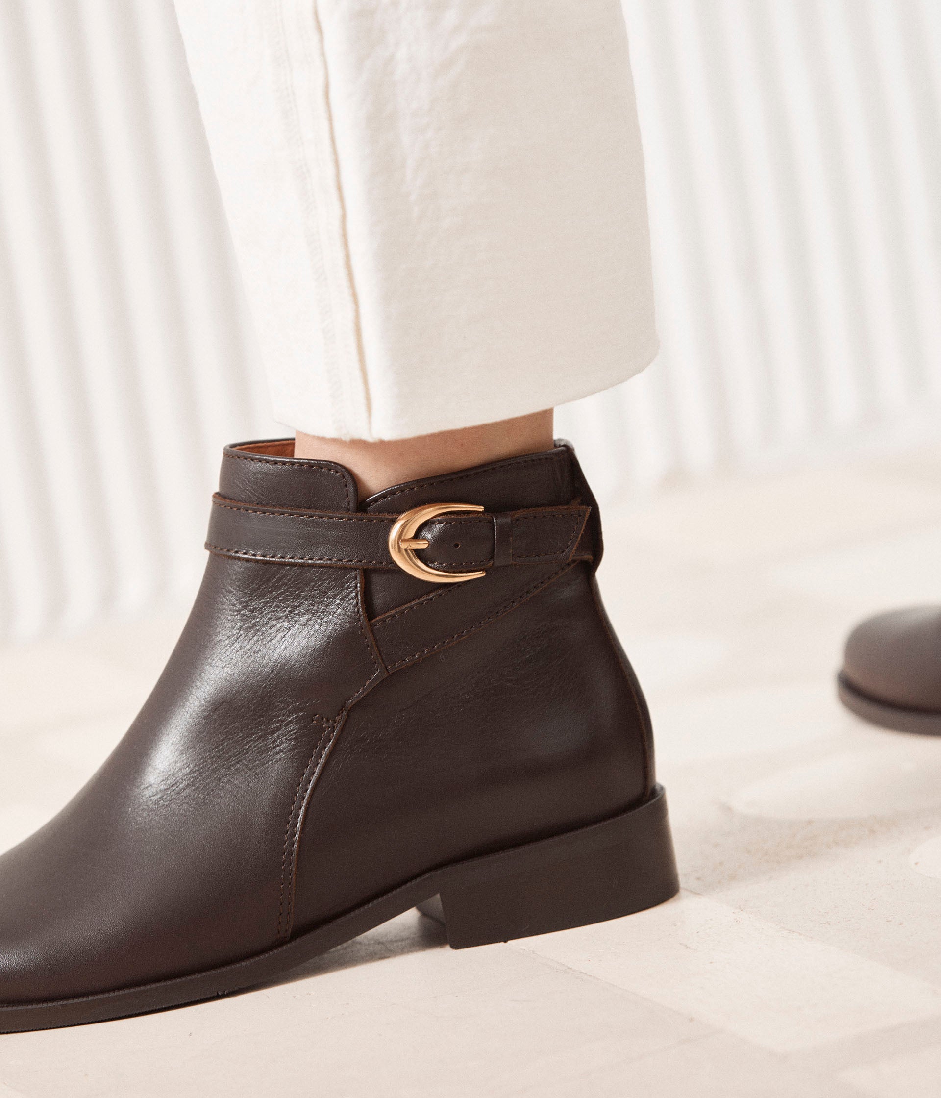 Bottines plates Simone