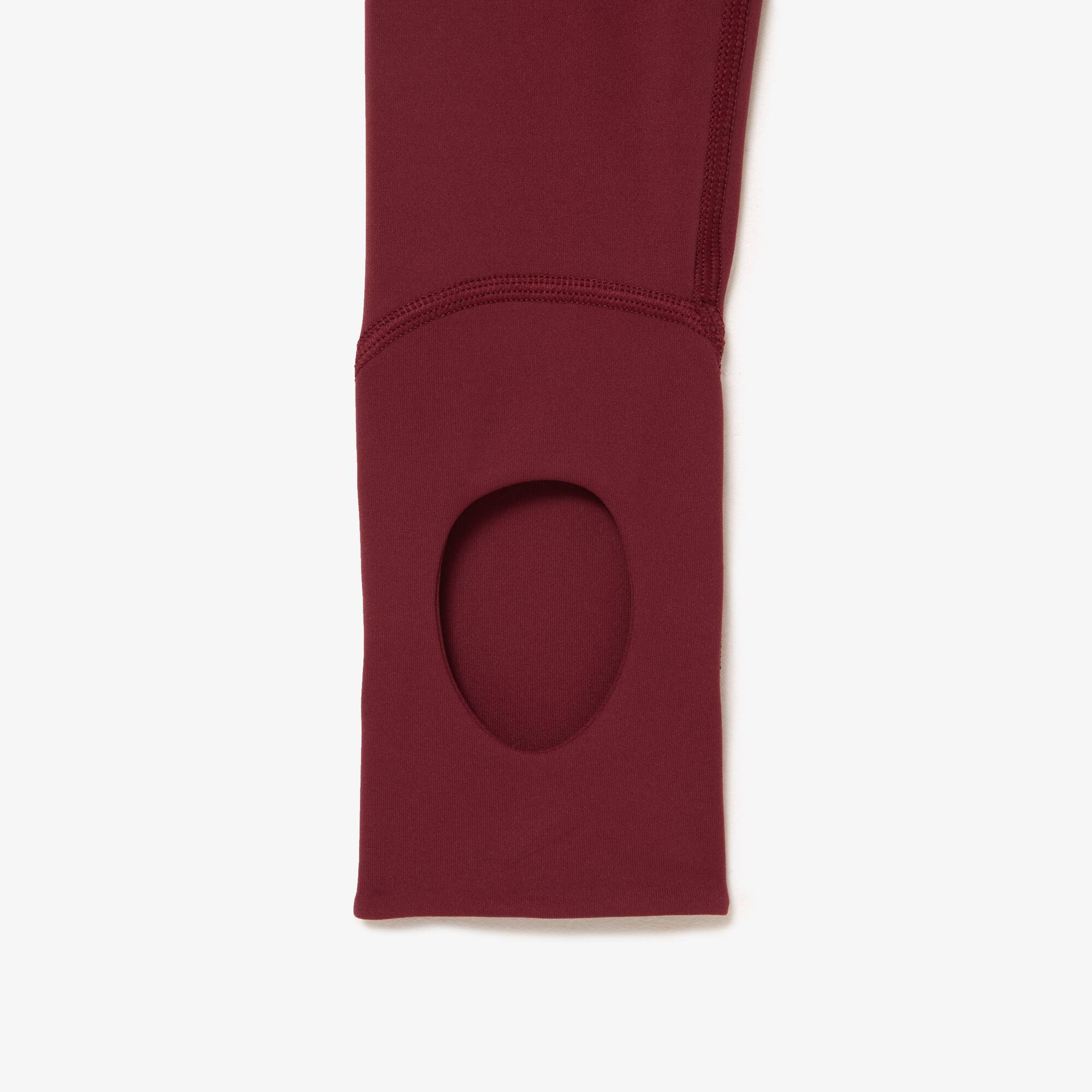 Legging fuseau femme Lacoste en polyamide recyclé Pantalons de survêtement - Rouge - Lacoste - Femme