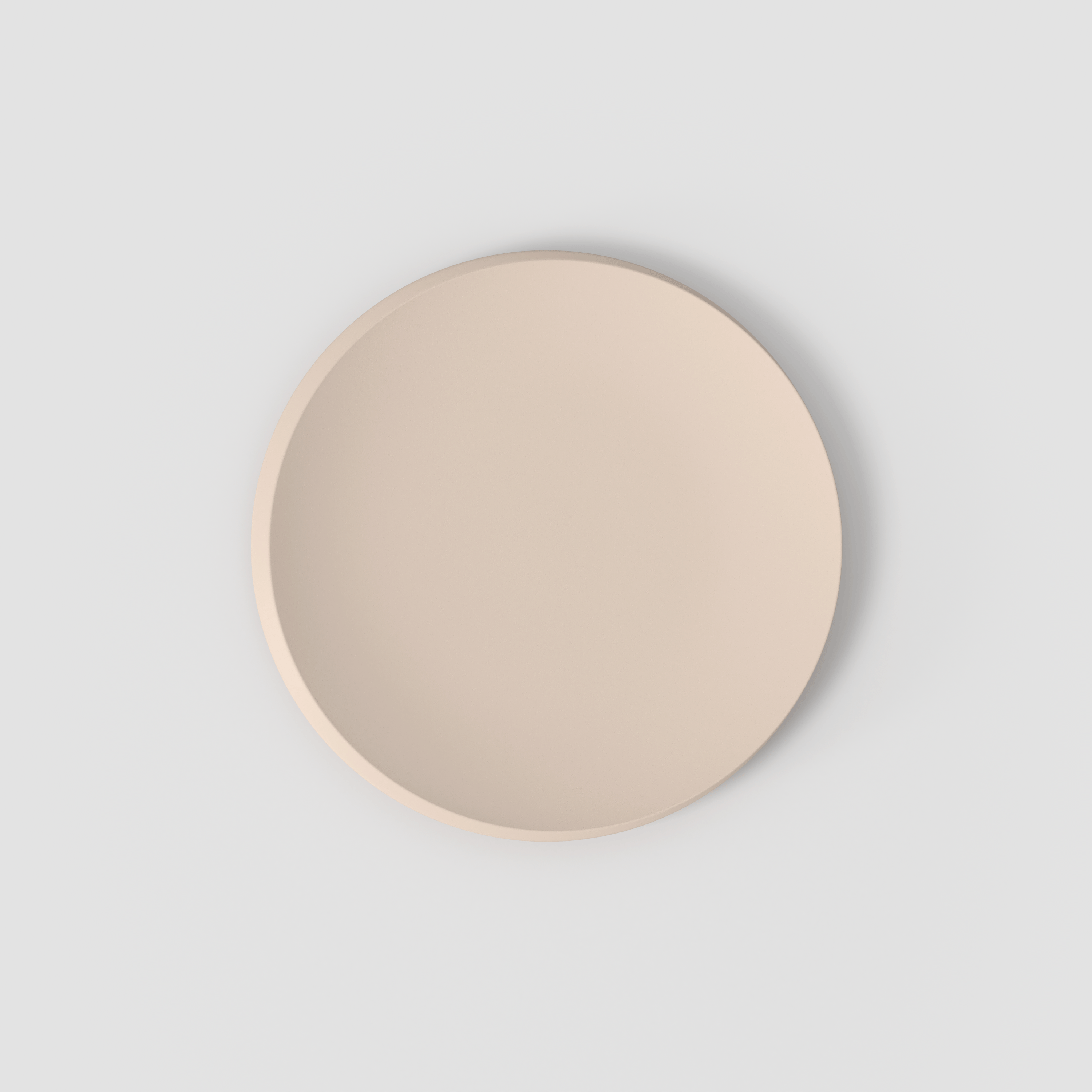 NewMoon Appetizer and dessert plate Beige, 9.6'', Premium Porcelain