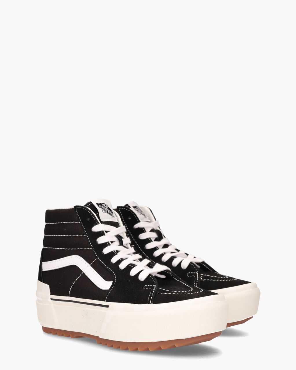Vans SK8-Hi Stacked Suede Zwart Damessneakers
