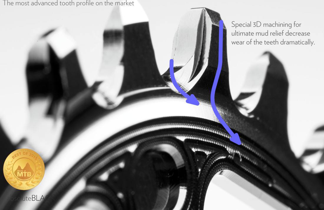 absoluteBLACK Chainring Oval Boost