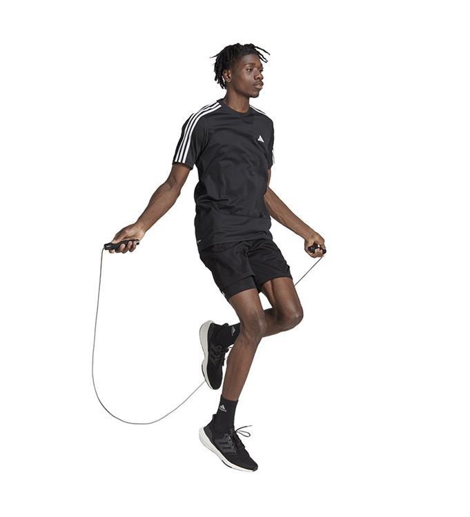 adidas Men Train Essentials Base 3-Stripes T-Shirt