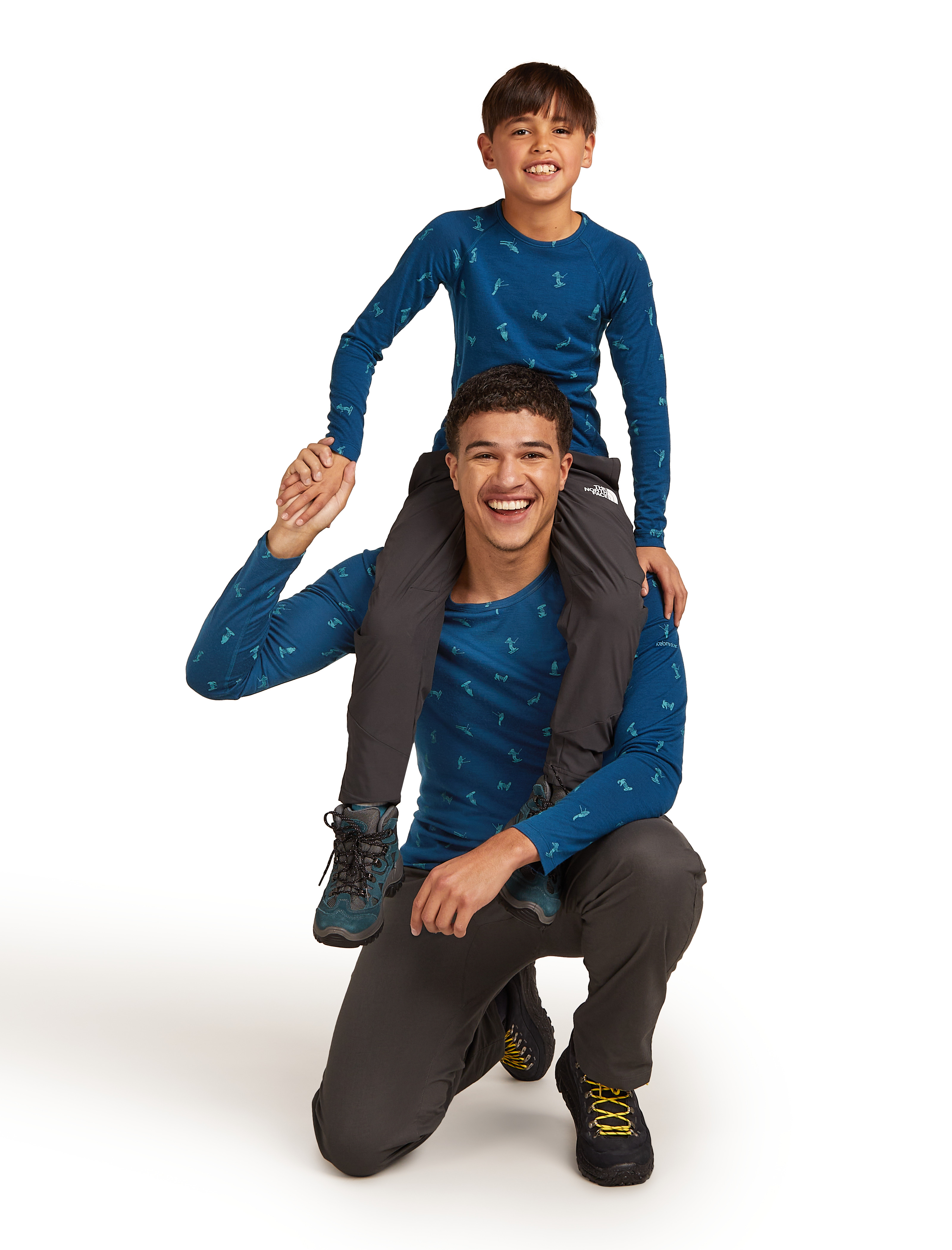 Kids Merino 200 Oasis LS Crewe Snow Day