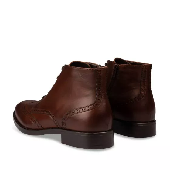 Bottines MARRON B-BLAKE CUIR