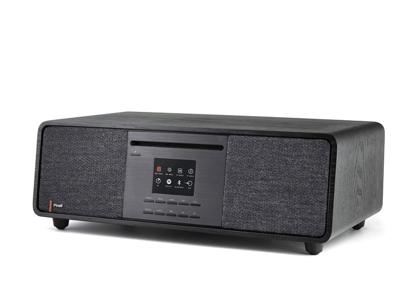 Pinell Micro-HiFi Anlage Supersound 701 Schwarz Kompaktes All-in-One‑HiFi‑System