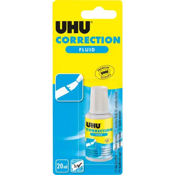 UHU CORRECTION FLUID 20ml Bl. D / F / I / NL