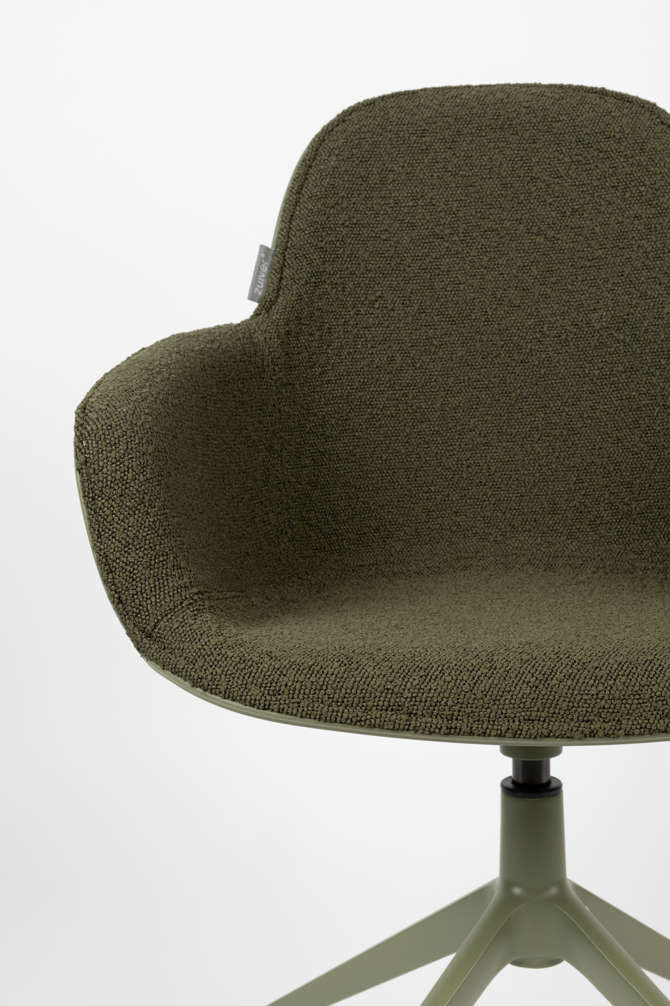 Zuiver Albert Kuip Swivel Armstoel - Set van 2 Zuiver Albert Kuip Swivel Armstoel Groen - Set van 2
