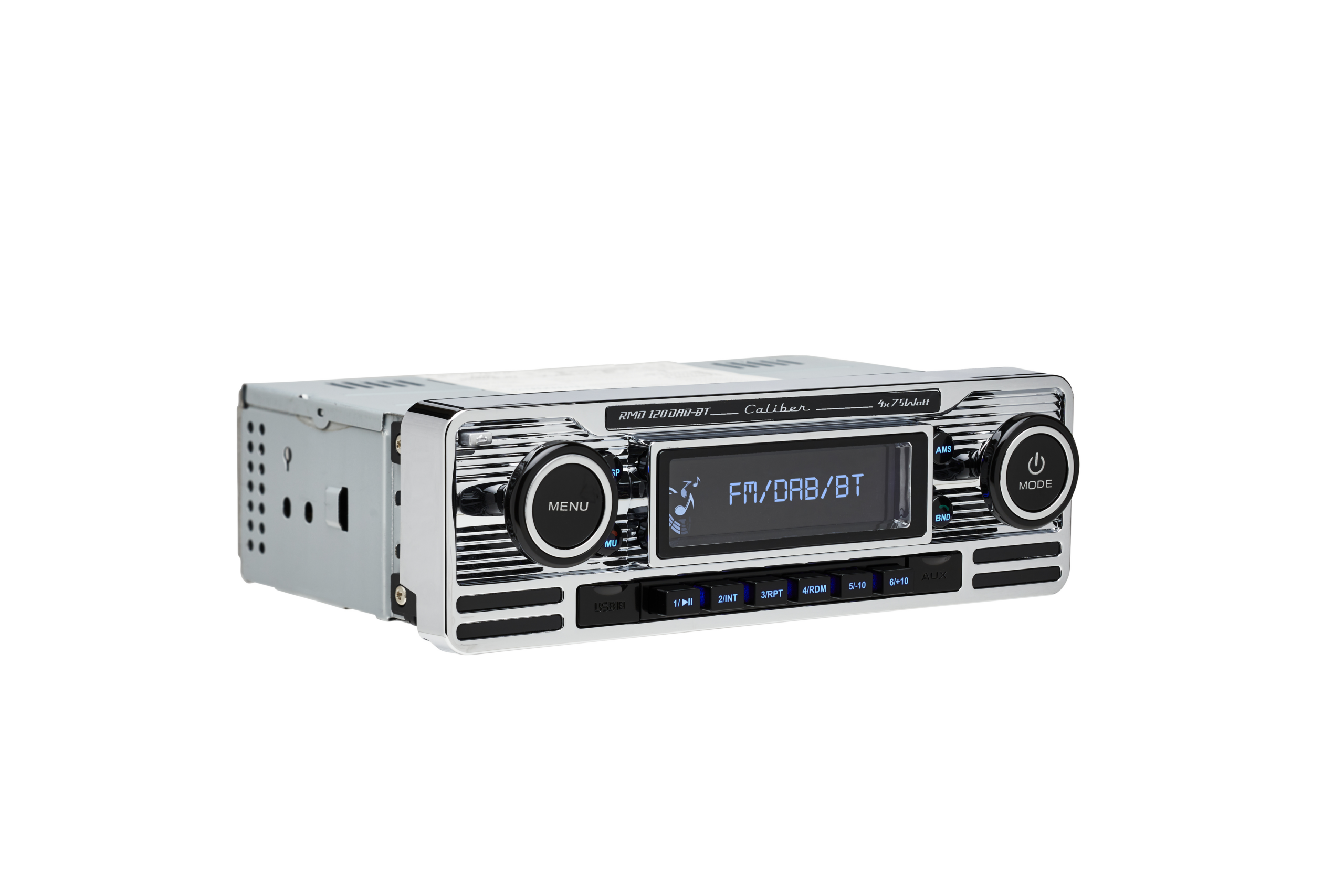 Caliber RMD120DAB-BT Retro look Chrome DAB+ autoradio