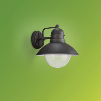 Philips buitenlamp Damascus roestbruin
