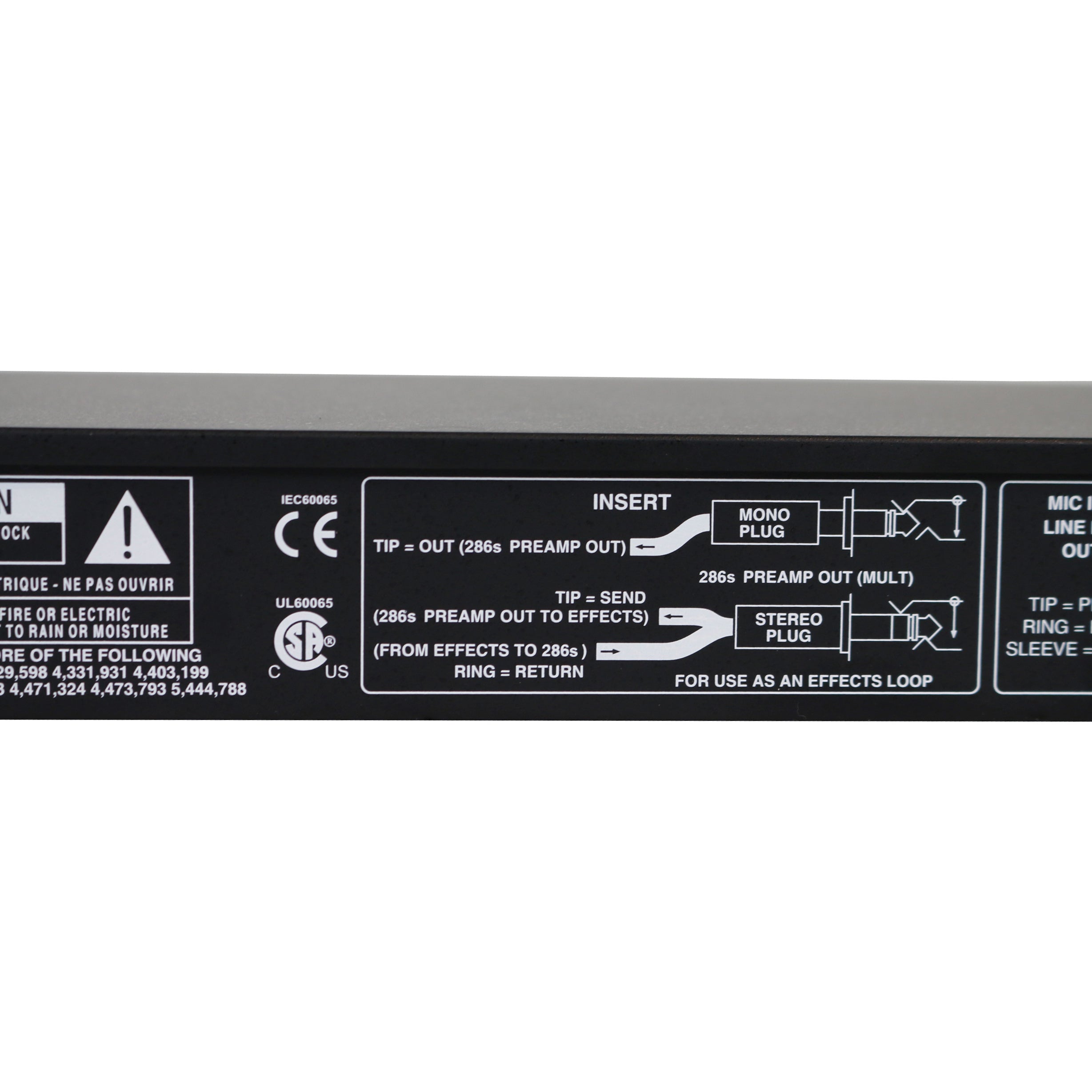 DBX 286S microfoonvoorversterker