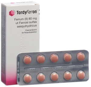 TARDYFERON Ret Tabl 80 mg 30 Stk