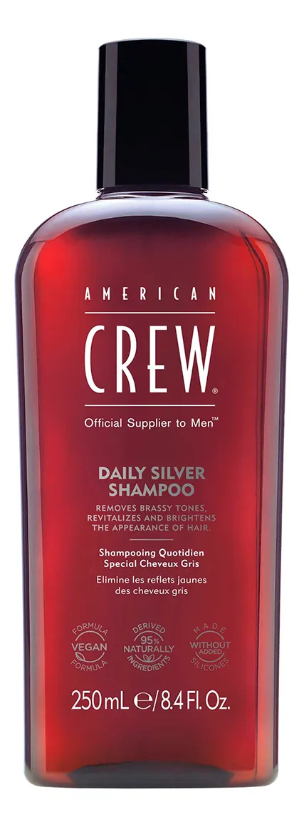 American Crew Hair & Body Daily Silver Shampoo - 250 ml.