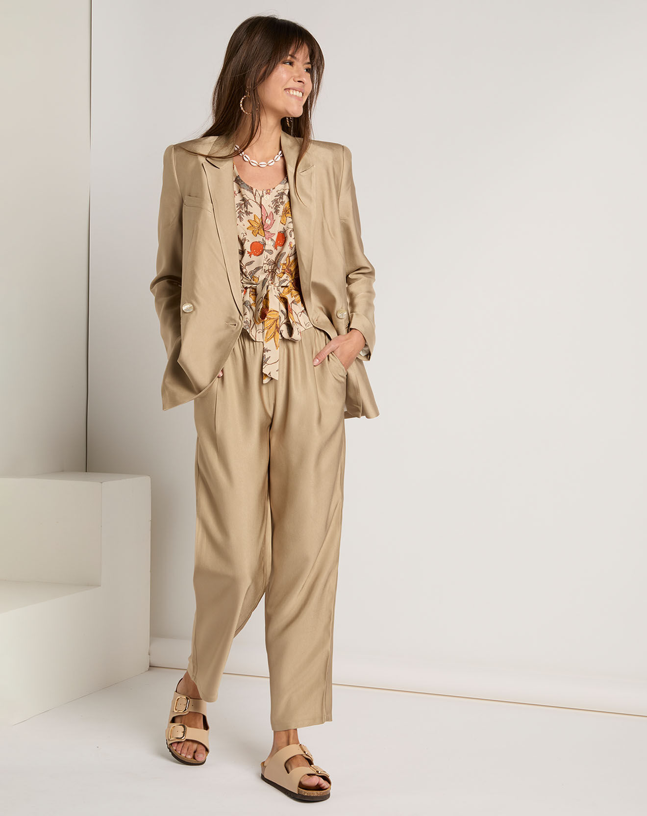 See u Soon Veste Lucie beige