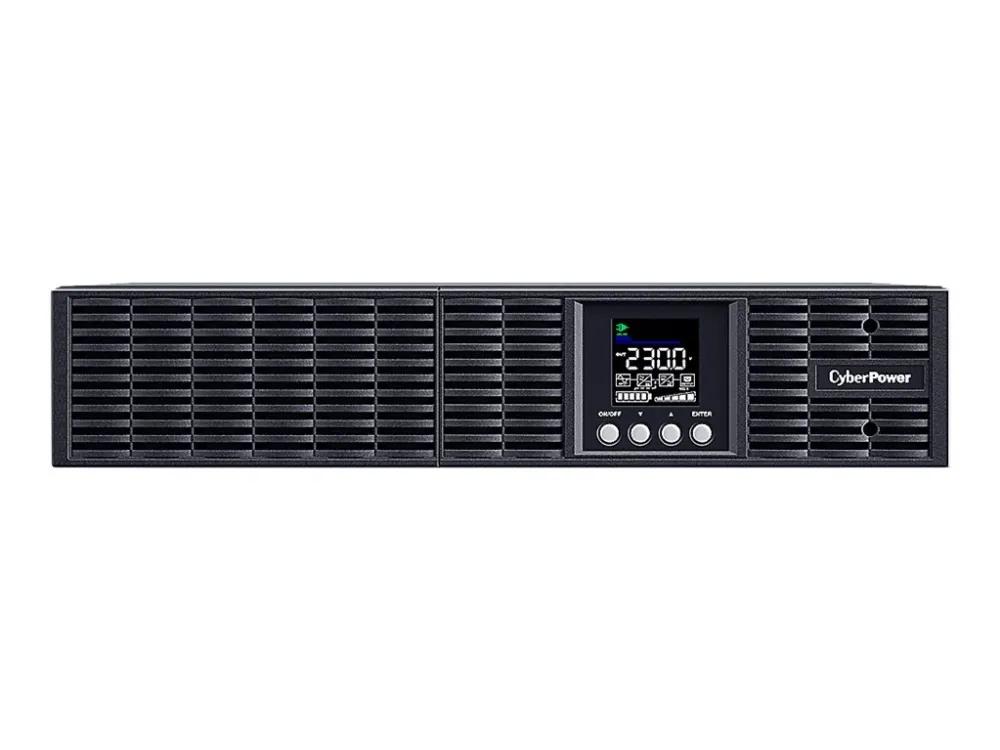 CyberPower Smart App Online S OLS2000ERT2Ua - UPS (stativ-monterbar / ekstern) - AC 230 V - 1800 Watt - 2000 VA - 1-faset - 9 At - RS-232, USB - output-stikforbindelser: 8 - 2U - sort
