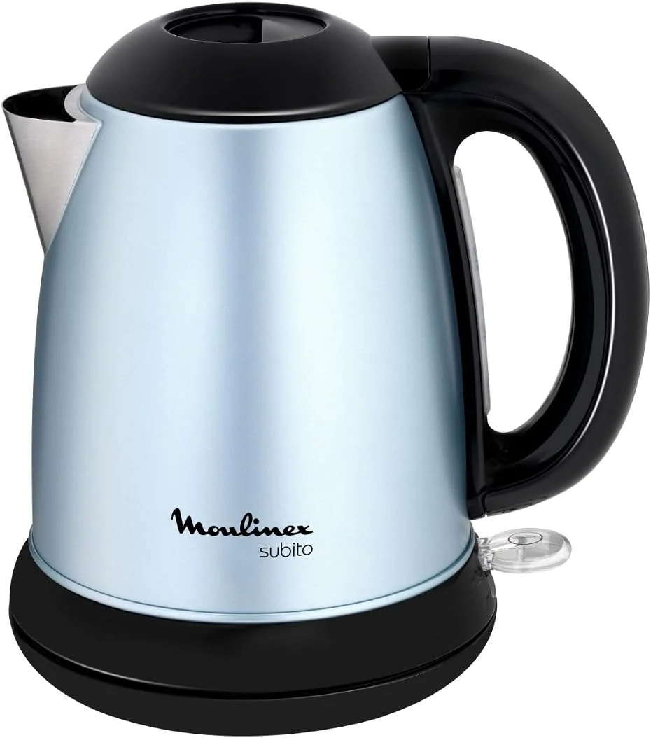 bouilloire électrique de 1,7L sans fil 2400W gris noir Moulinex