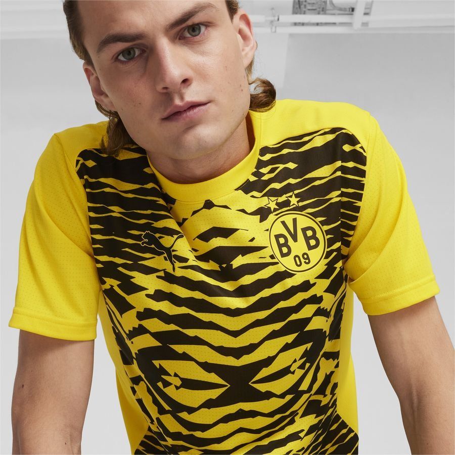 Puma Maillot d’avant-match à manches courtes Borussia Dortmund Homme