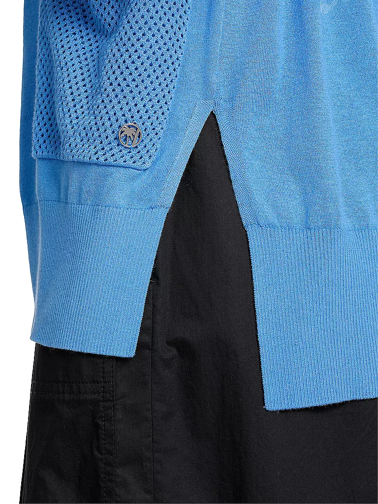 MARC CAIN Strickjacke blau
