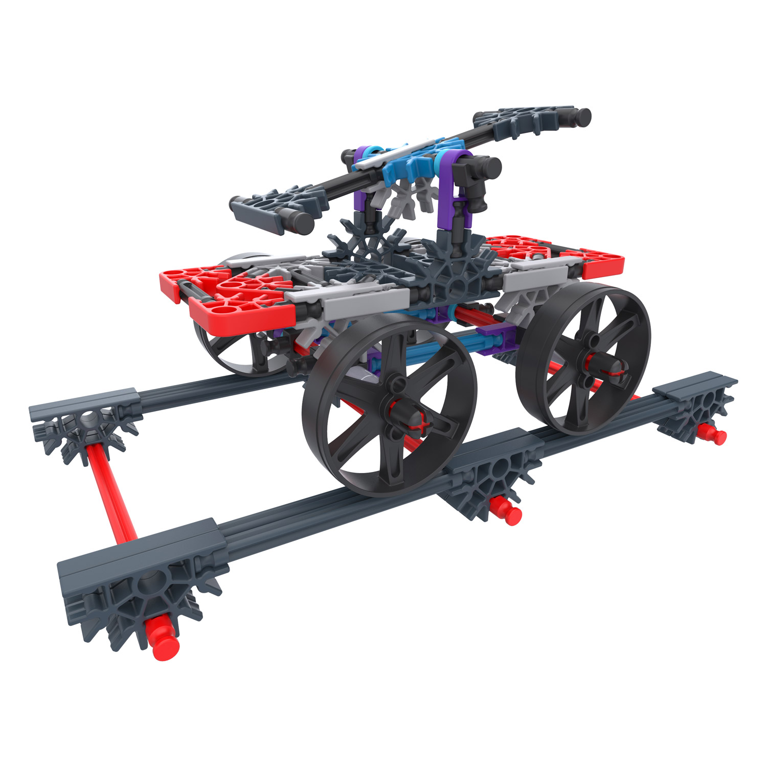 K'Nex Bouwset Wings & Wheels 30 Modellen, 500dlg.