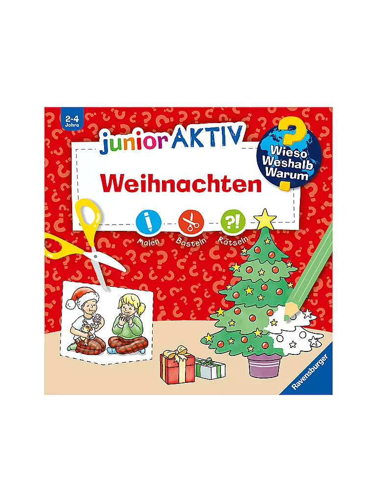 RAVENSBURGER Buch - Wieso Weshalb Warum - junior AKTIV: Weihnachten  keine Farbe