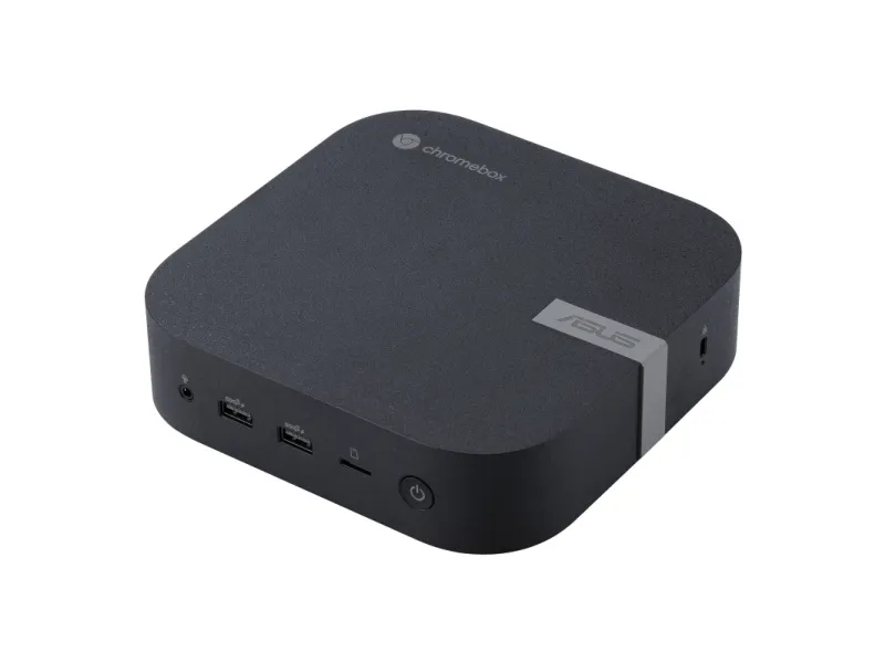 ASUS Chromebox 5 S3006UN - Mini PC 1 x Core i3 1220P / op til 4.4 GHz - RAM 8 GB - SSD 128 GB - NVMe - UHD Graphics - Gigabit Ethernet, 2.5 Gigabit Ethernet, Bluetooth 5.2, IEEE 802.11ax (Wi-Fi 6E) - Chrome OS - skærm: ingen - økosort
